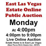 WELCOME TO OUR MON. @4pm ONLINE PUBLIC AUCTION