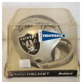 J2 - RAIDERS MINI HELMET SIGNED (F217)