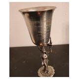 J2 - VINTAGE FANTASY FIGURE ART GOBLET (F67)