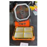 J2 - PORTABLE CAMPING FAN & WORK LIGHTS (G140)