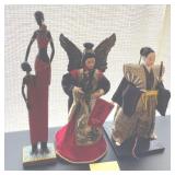 J2 - THREE COLLECTIBLE FIGURINES (F99)