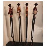 J2 - JAZZ QUARTET FIGURES 40"T (F35)