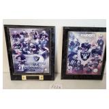 J2 - TWO PIECES RAIDERS ART FRAMED (F226)