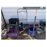 J2 - PLANT STANDS, PLANTER BOXES & POTS, CRATES