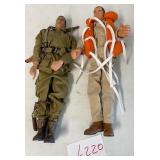 J2 - TWO GI JOE ACTION DOLLS (L220)