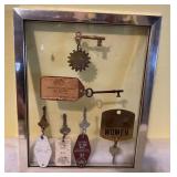 J2 - COLLECTION OF KEYS FRAMED (L160)