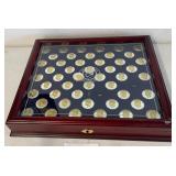 J2 - GOLD-PLATED KENNEDY HALF-DOLLAR COLLECTION