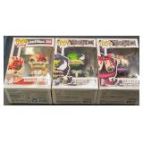 J2 - THREE FUNKO POP! COLLECTIBLE FIGURES (L228)
