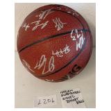 J2 - HARLEM GLOBETROTTERS SIGNED BASKETBALL (L206)