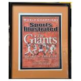J2 - SPORTS ILLUSTRATED THE GIANTS ART FRAMED