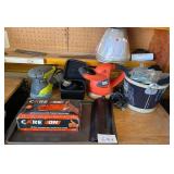 J2 - ORBITAL SANDER, WAXER/BUFFER, LAMP SHADES
