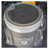 J2 - RAIDERS MINI DRUM/TAILGATE COOLER (G120)