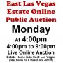 Mon.@4pm - East Las Vegas Estate Online Public Auction 10/5