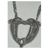 STERLING SILVER 24INCH DOLPHIN NECKLACE 24.50GRS