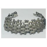 STERLING SILVER 7INCH BRACELET 55.90GRS