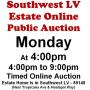 Mon.@4pm - Southwest Las Vegas Estate Online Auction 9/28
