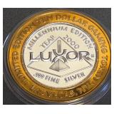 $10 - .999 FINE SILVER GAMING TOKEN