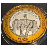 $10 - .999 FINE SILVER GAMING TOKEN