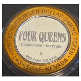 $10 - .999 FINE SILVER GAMING TOKEN