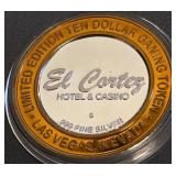$10 - .999 FINE SILVER GAMING TOKEN