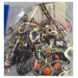 11 - MIXED BAG OF COSTUME JEWELRY (U76)