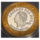 $10 - .999 FINE SILVER GAMING TOKEN