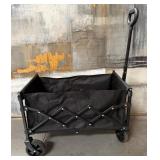 11 - FOLDING CANVAS CART/ WAGON (U6)