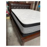 11 - QUEEN HEADBOARD, FRAME & MATTRESS
