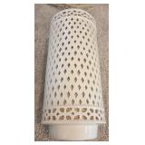 N1 - MID-CENTURY WHITE CERAMIC PENDANT LAMP  (L40)