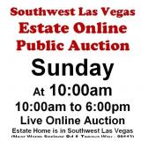 WELCOME TO OUR SUN. @10am ONLINE PUBLIC AUCTION