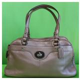 PP - COACH CHAMPAGNE LEATHER SATCHEL (PP11)