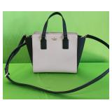 PP - KATE SPADE BLACK/NEUTRAL HANDBAG W/STRAP