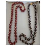 S1 - LOT OF TWO BEADED NECKLACES (L108)