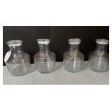 S1 - SET OF FOUR ANCHOR HOCKING CHILLERS (G35)