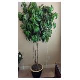S1 - 81"T FAUX TREE IN PLANTER POT (L101)