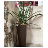 513 - FAUX PLANT IN TALL PLANTER POT (N7)