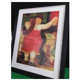 513 - FERNANDO BOTERO ART FRAMED 34X25" (P21)