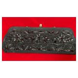 513 - VINTAGE BEADED EVENING BAG (T114)