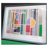 513 - LTD ED GISELA BEKER FRAMED ART 23X20" (P41)