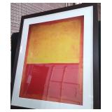 513 - ABSTRACT ART FRAMED 45X36" (P9)