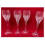 513 - FOUR PIECES CRYSTAL STEMWARE (T73)