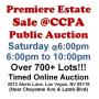 Sat.@6pm - Premiere Estate Sale @CCPA Pt.2 Auction 10/10