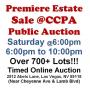 Sat.@6pm - Premiere Estate Sale @CCPA Pt.2 Auction 10/10