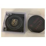 S3 - 2 VGK HOCKEY PUCKS (A134)