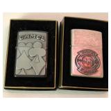 S3 - TWO COLLECTIBLE ZIPPO LIGHTERS (A77)