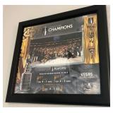 S3 - 2023 STANLEY CUP CHAMPIONS FRAMED PLAQUE (B15