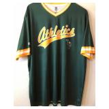 S3 - VINTAGE GREEN MLB OAKLAND ATHLETICS JERSEY