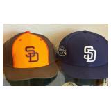 S3 - TWO SAN DIEGO PADRES HATS (B75)