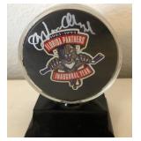 S3 - FLORIDA PANTHERS INAUGURAL YEAR SIGNED PUCK
