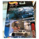 S3 - KYLE PETTY SIGNED HOT WHEELS RACECAR (B220)